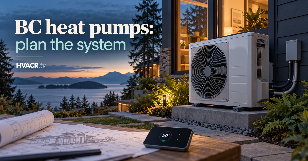 HEAT PUMPS / BRITISH COLUMBIA — editorial HVACR image